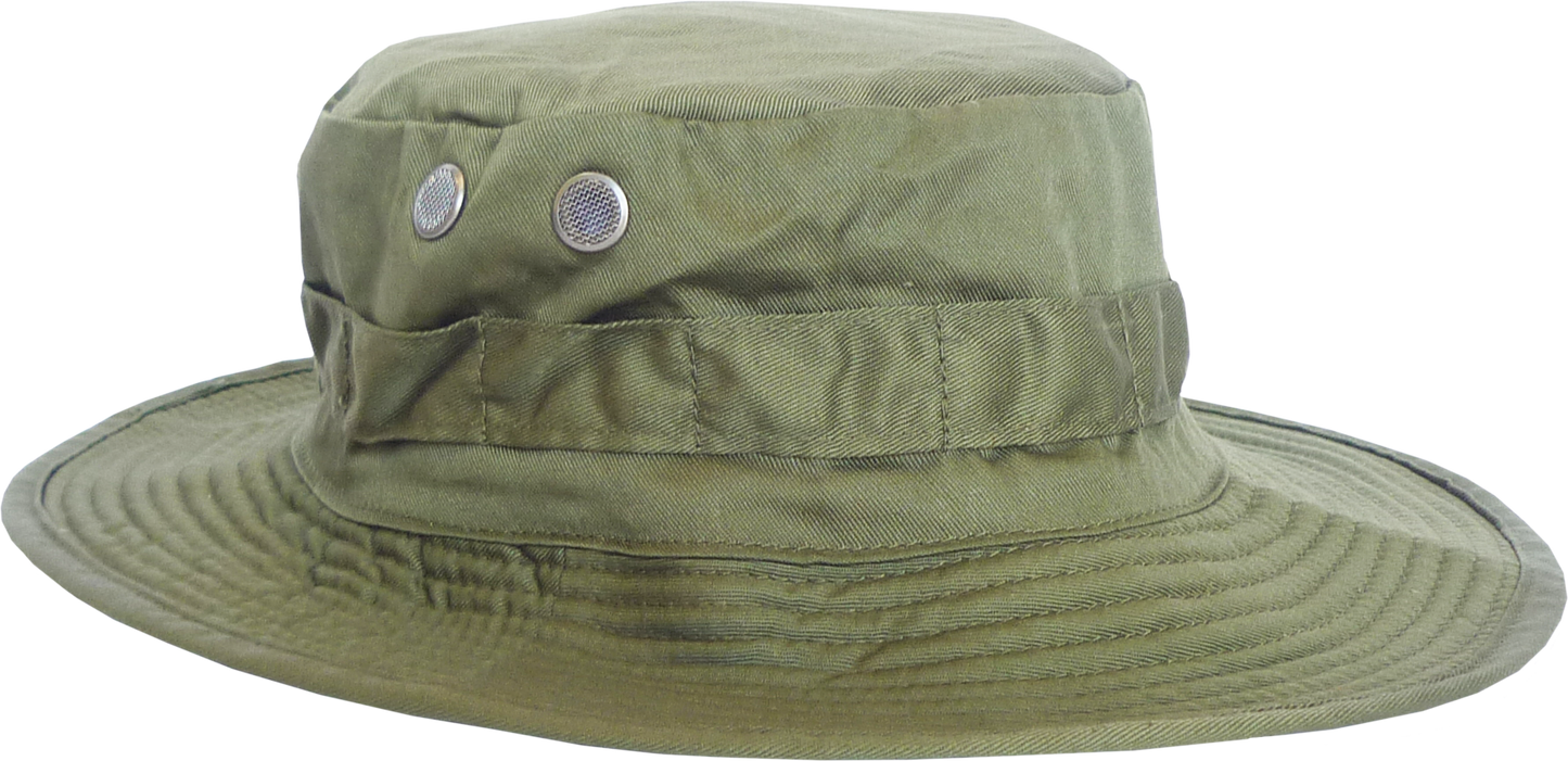 HH081 OLIVE GIGGLE HAT