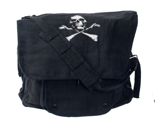 HB101 PARATROOPER SH-BAG W/SKUL CR/BONES