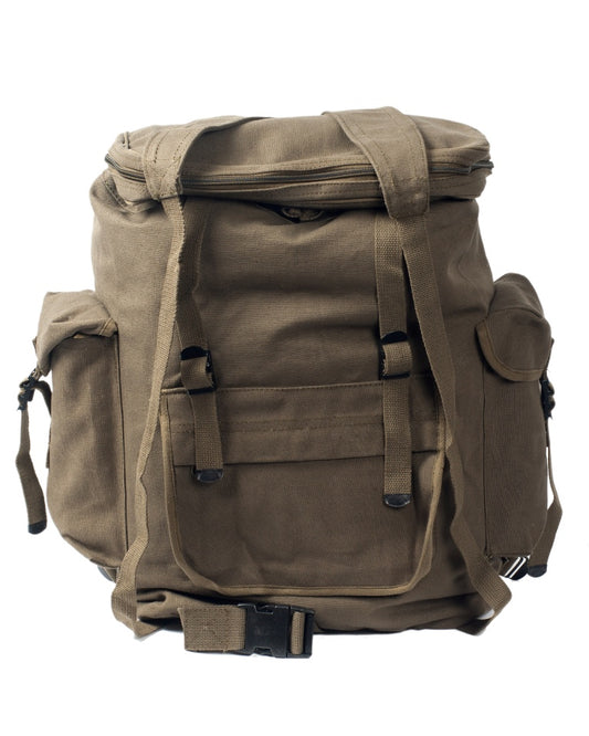 HB159 CANVAS RUCKSACK OLIVE